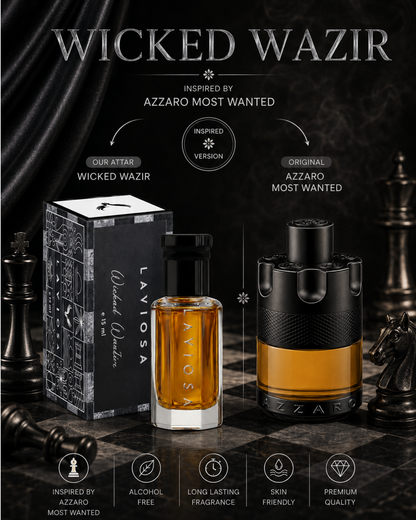 WICKED WAZIR INSPIRED BY AZ@RO TH# MOST W@NTED